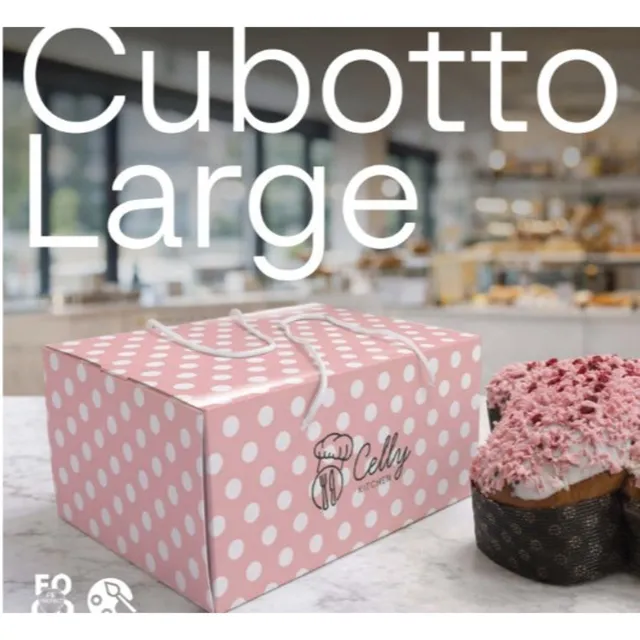 Sicily Bags Cubotto Large scatola pasticceria 25x32x15 50 pezzi
