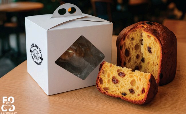 Sicily Bags Classic Pan Finstrato scatola panettone 20x20x22 50 pz