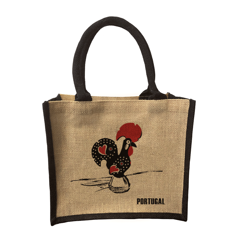 Jorlop Sacos de Juta Ilustrados sacco juta Galo de Barcelos