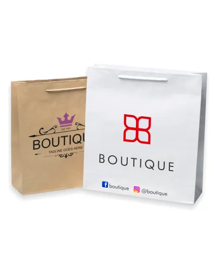 Sicily Bags Shoppers personalizzate carta logo 100 pz