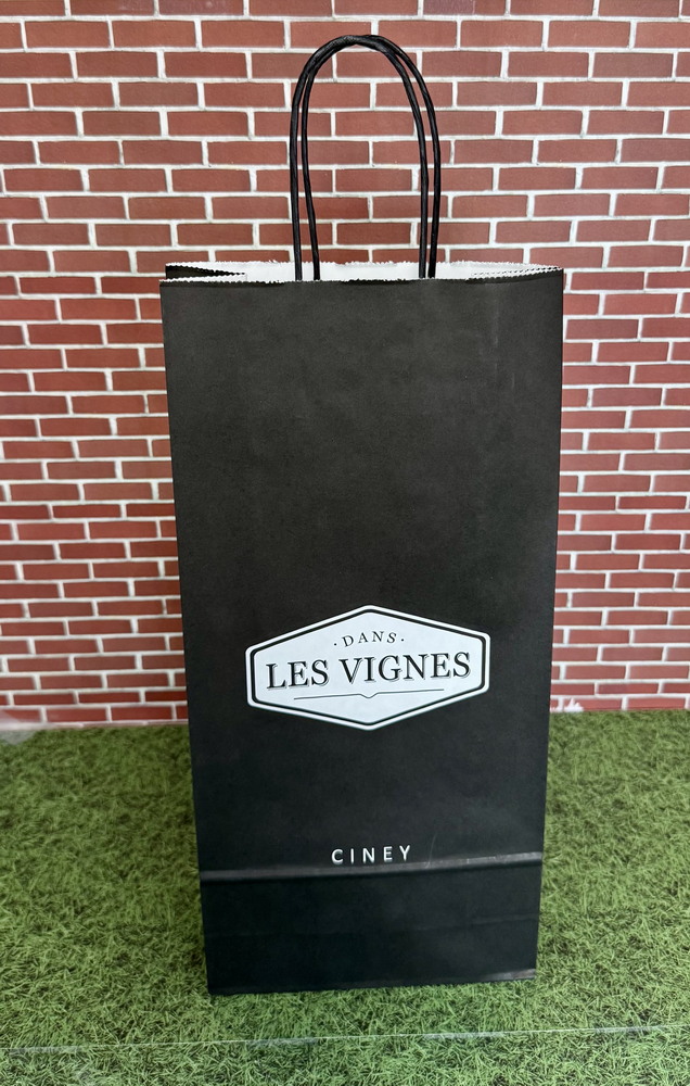 Topalis Shopper Carta Cantina Bottiglie Manico Ritorto Vino
