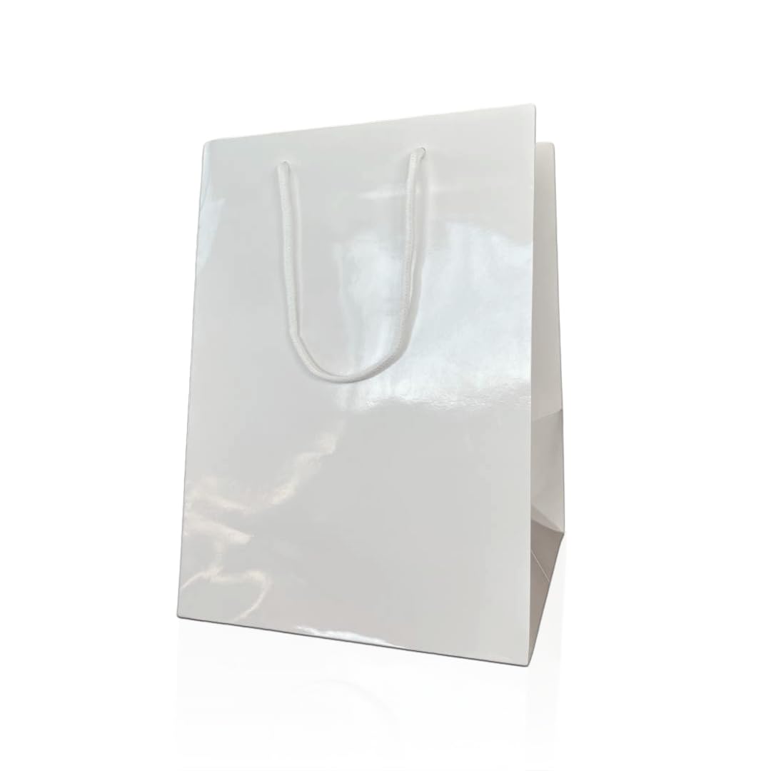 Ecocart Porta Box Panettone 26+25x36 shopper bianca 10 pz