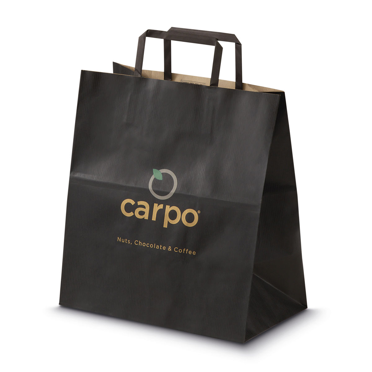 Taffarello Piattina Shopper Carta Manico Piatto Fondo Largo Stampa