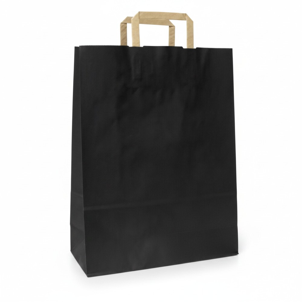Sicily Bags Madrid shopper carta avana 26x11x38 riciclata