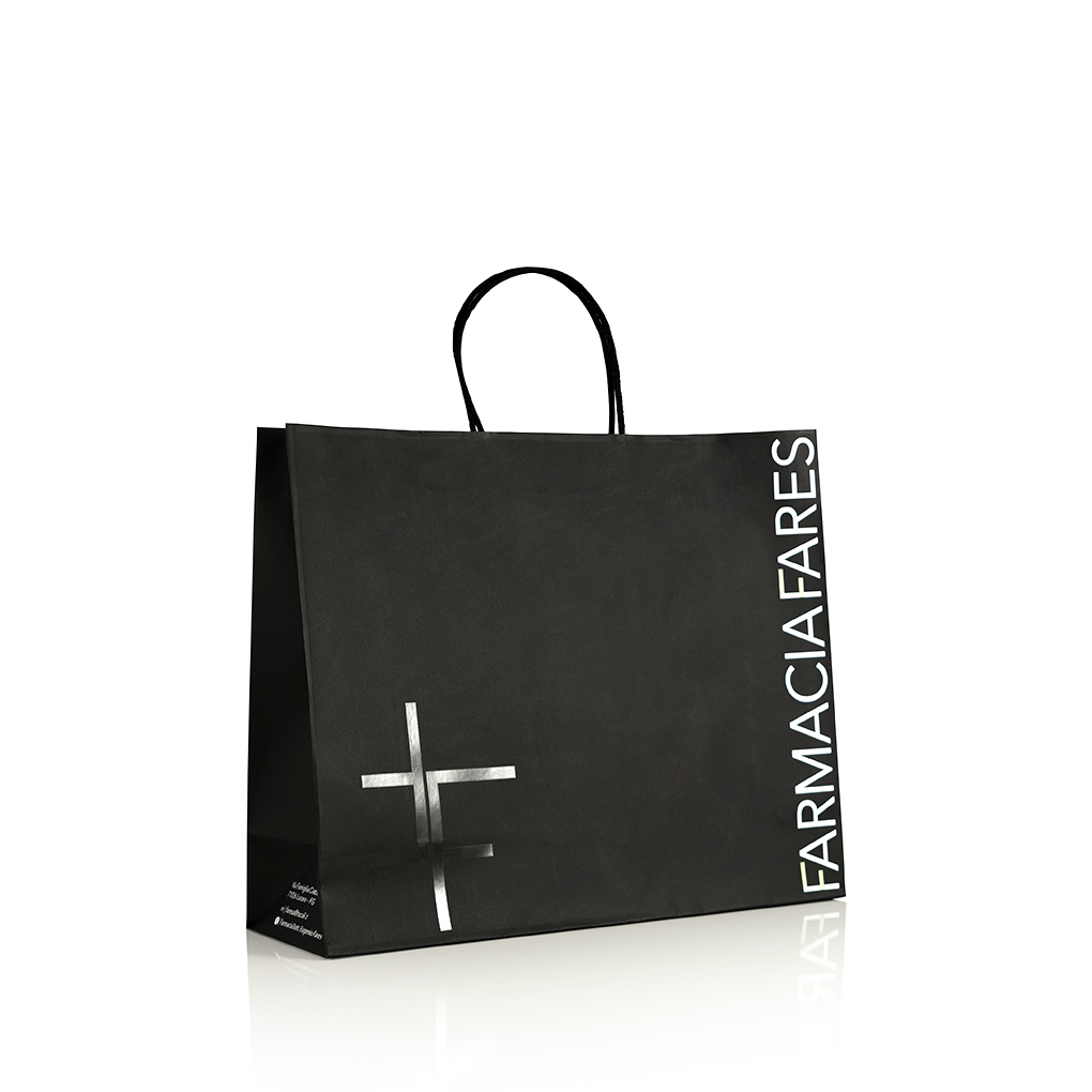 GPS Bags Basica Japa shopper carta manici ritorti fondo quadro