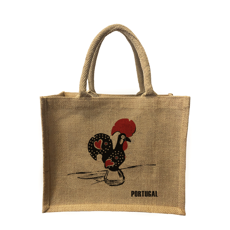 Jorlop Sacos de Juta Ilustrados sacco juta Galo de Barcelos