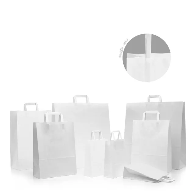 GPS Bags Basica Mod. 65 Shopper Bianca Maniglia Interna