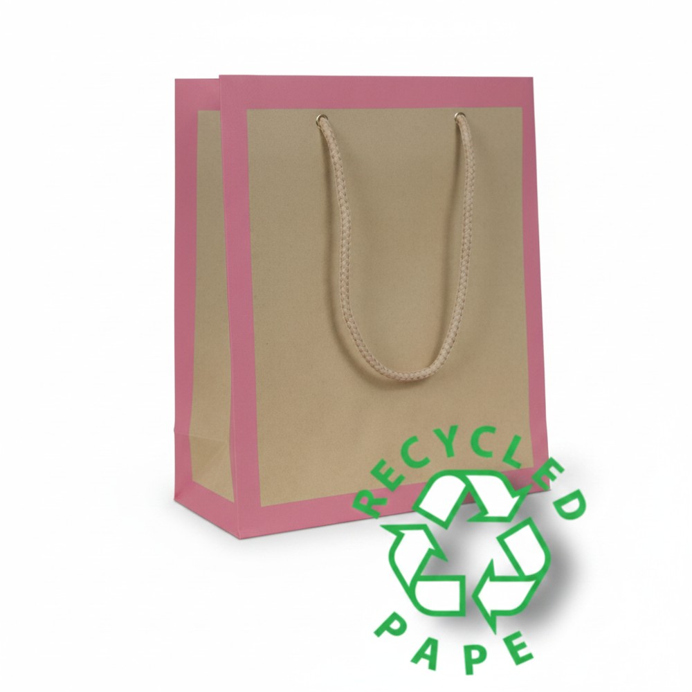 Sicily Bags Zagabria shopper carta riciclata 30x12x26 200 pezzi
