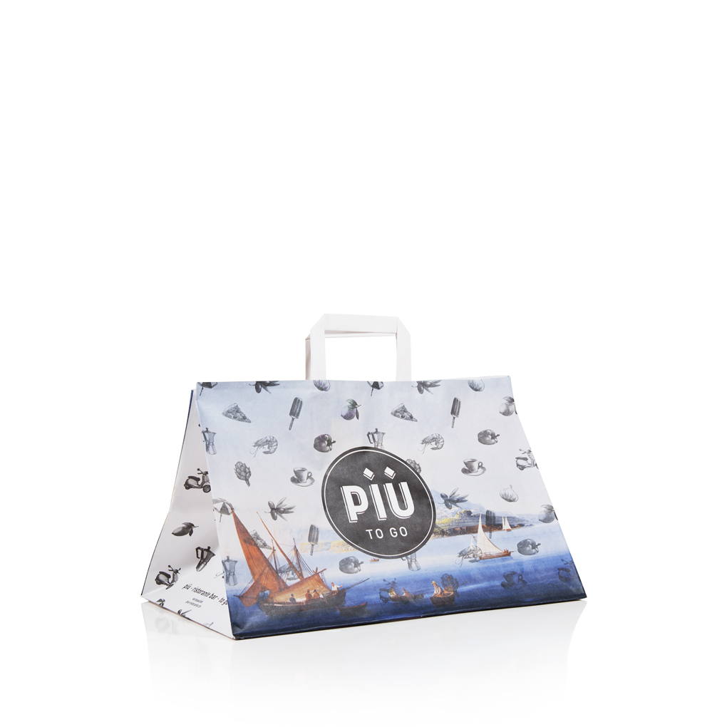 GPS Bags Basica American Bags shopper carta fondo quadro
