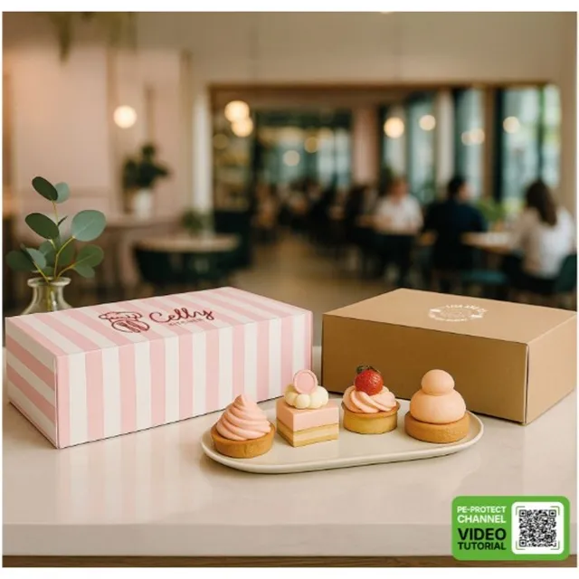 Sicily Bags Scrigno Scatola Pasticceria 21x30x6,5 50 Pezzi
