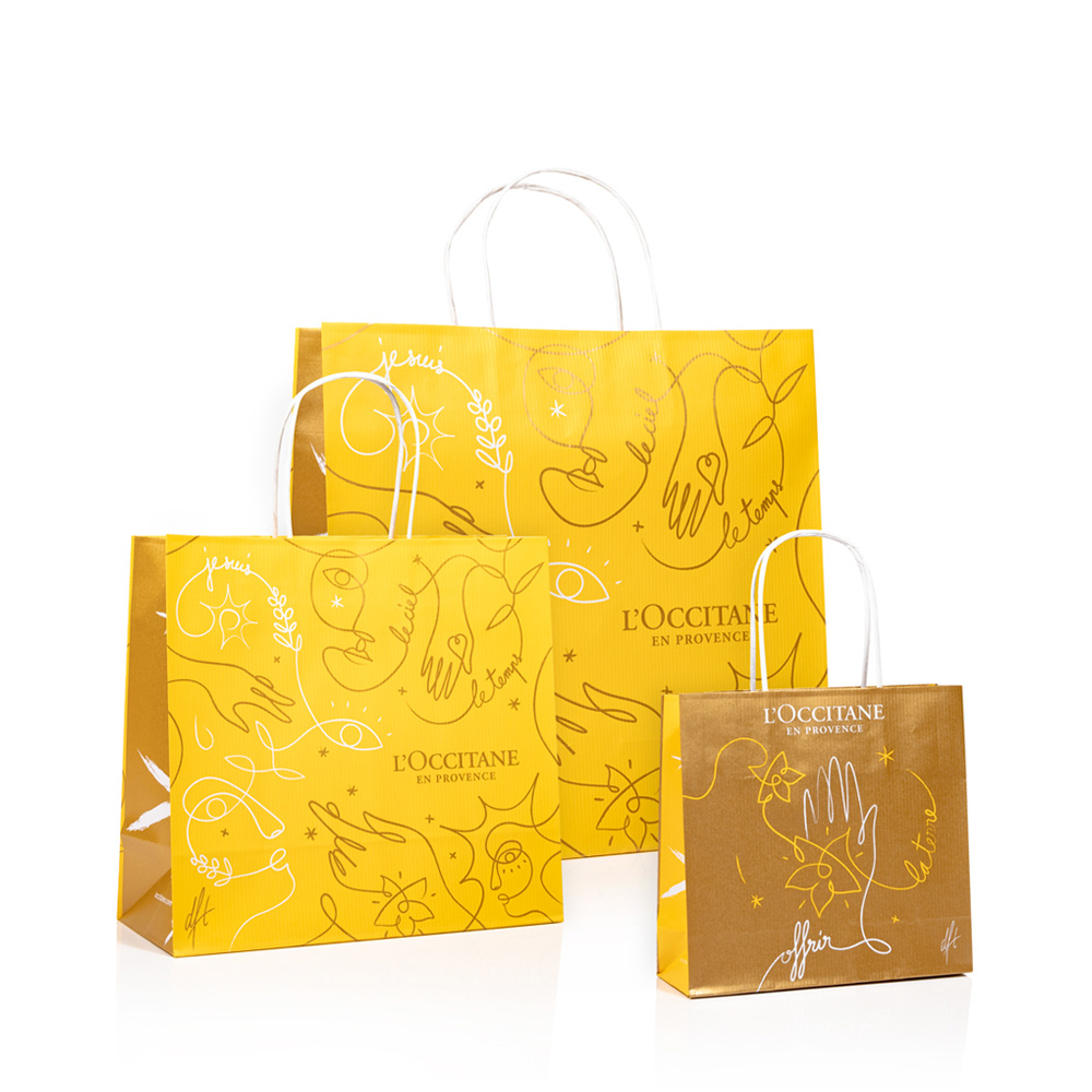 GPS Bags Basica Japa shopper carta manici ritorti fondo quadro