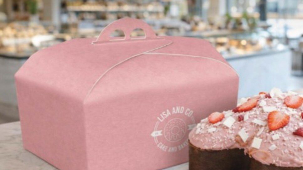 Sicily Bags Esagonale Scatola Porta Colomba 1000 g 50 Pezzi