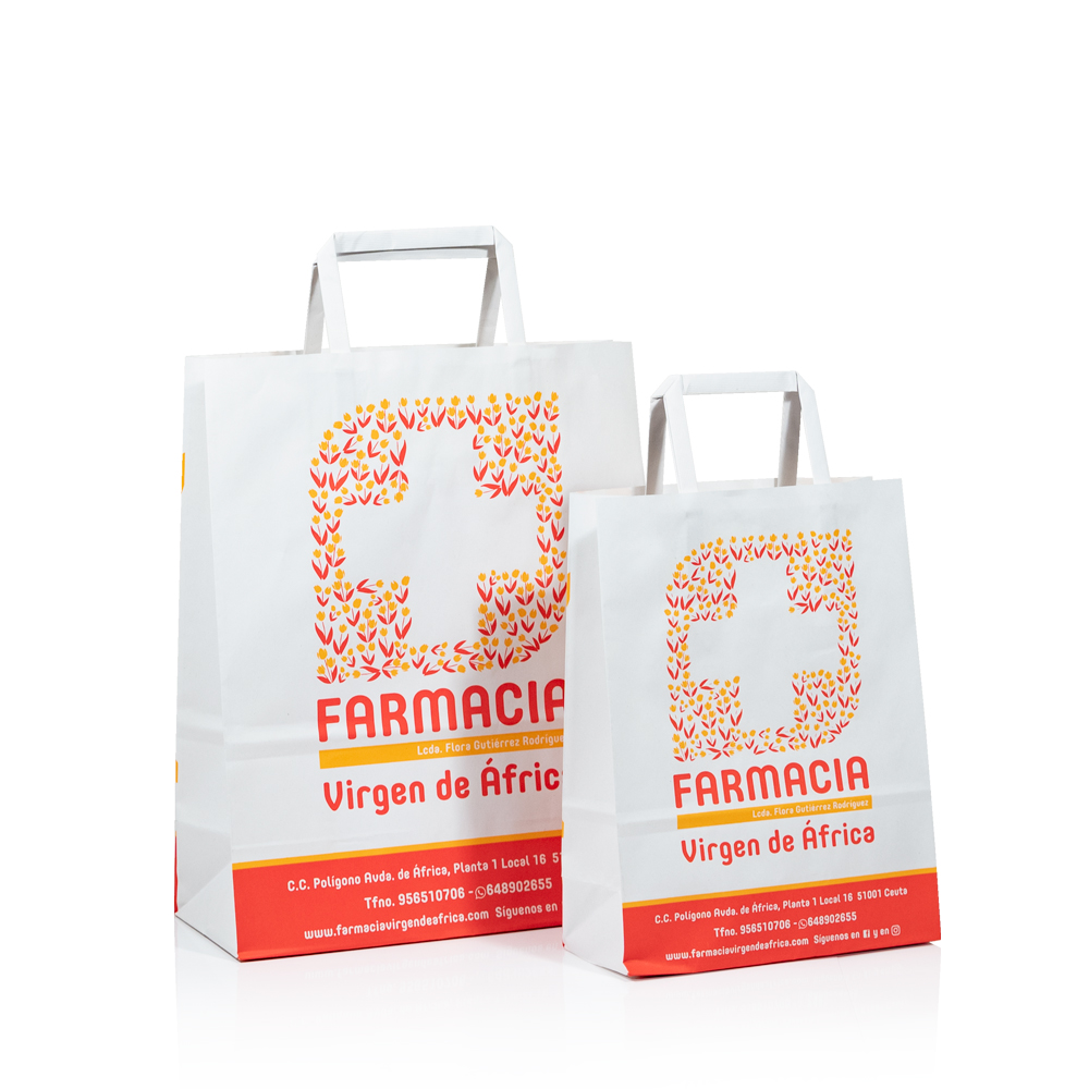 GPS Bags Basica Automatica Interna shopper carta fondo quadro