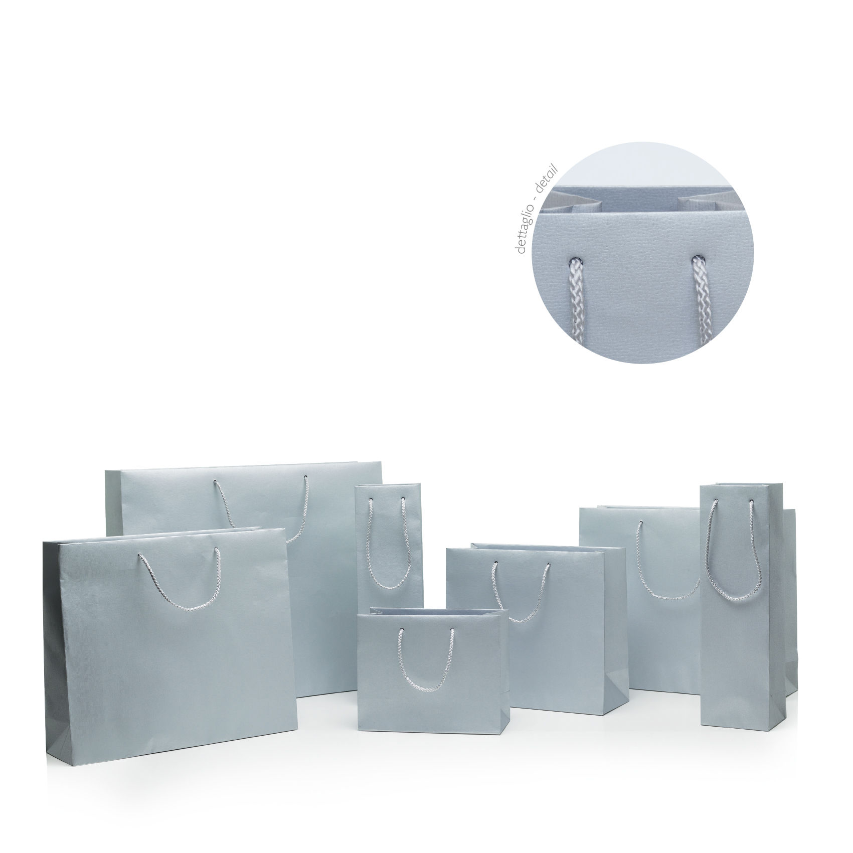 GPS Bags Vino Mod. 80 Silver shopper argento 4 manici