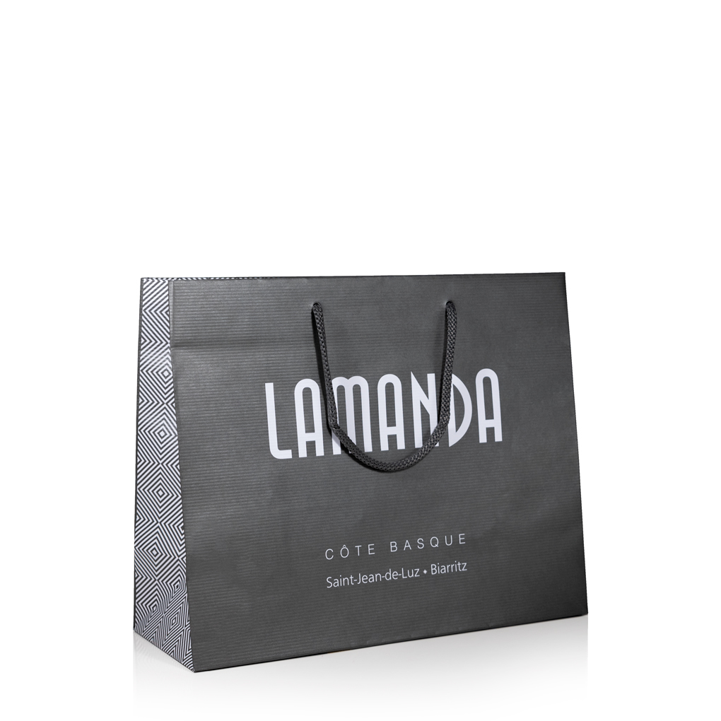 GPS Bags Lussuosa Handmade Carrier Bag shopper fondo quadro