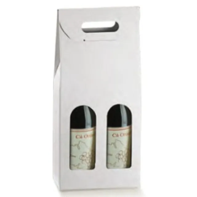 Sicily Bags Enoteca scatola 2 bottiglie 18x9x38 30 pz