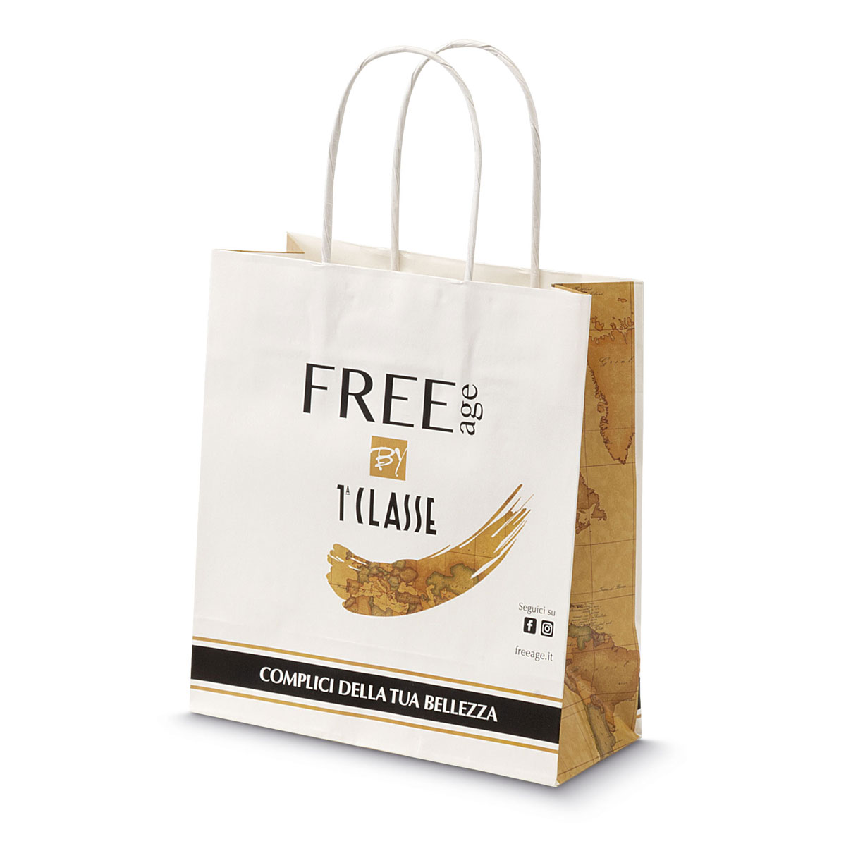 Taffarello Premium Top shopper carta 170 gr risvolto