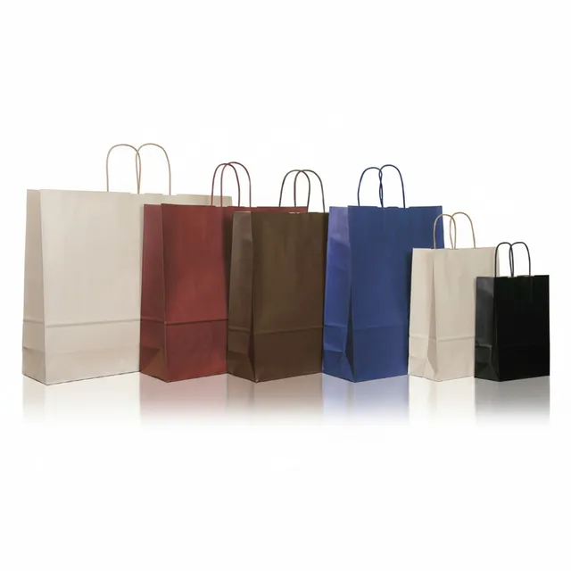Sicily Bags Venezia Shopper Carta Avana 23x10x32 250 Pz