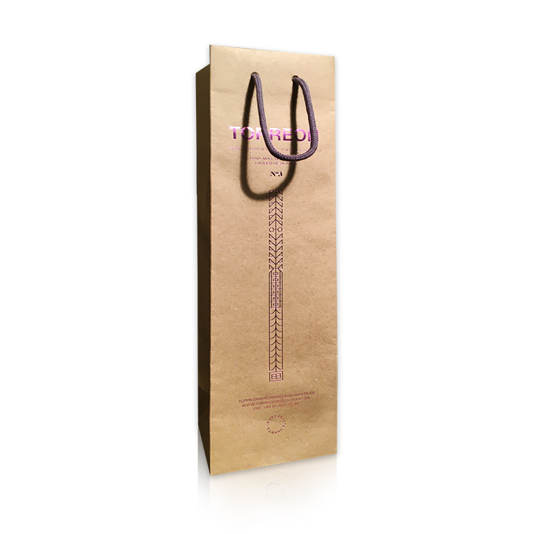GPS Bags Lussuosa Handmade Carrier Bag shopper carta manici annodati