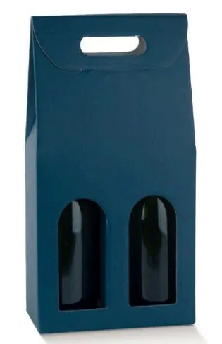 Sicily Bags Enoteca scatola 2 bottiglie 180x90x385 standard