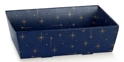 Sicily Bags Natale Vassoio Conico cartoncino 23x17x8 cm 50 pz