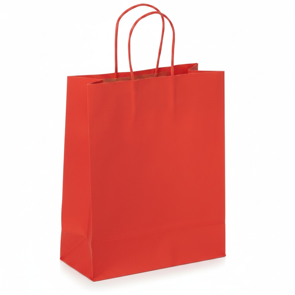 Sicily Bags Sidney shopper kraft bordo risvoltato 200 pz