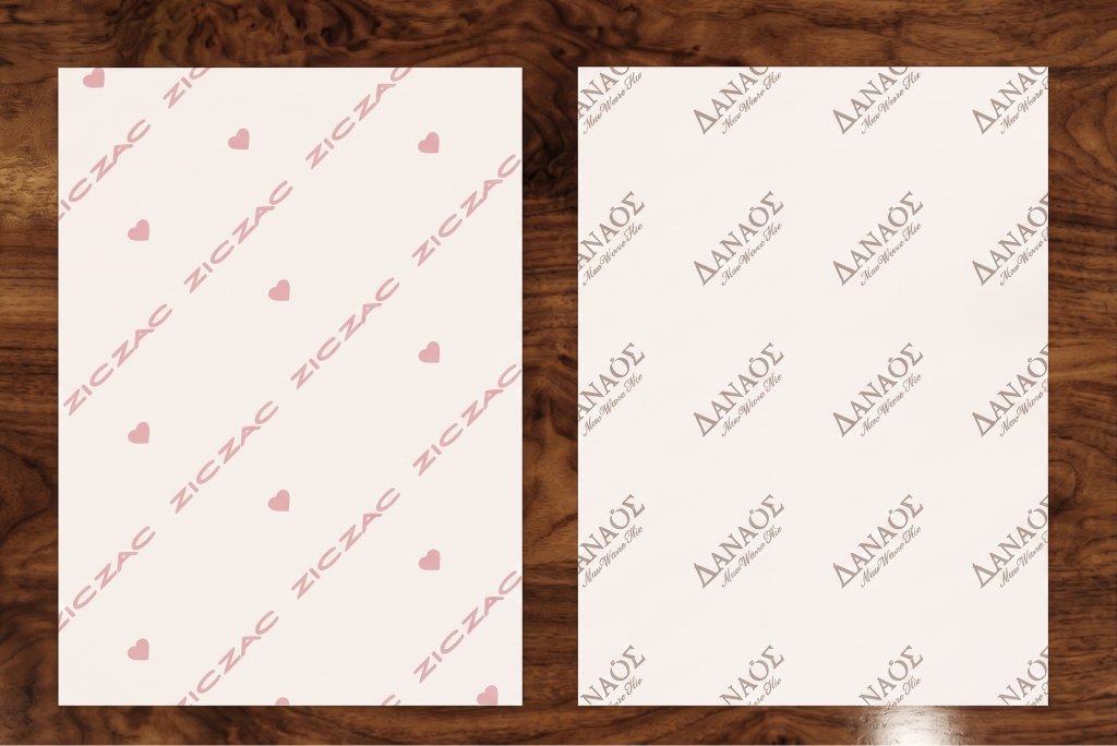 Topalis Carta Velina Tissue Personalizzata Fogli Uso Boutique
