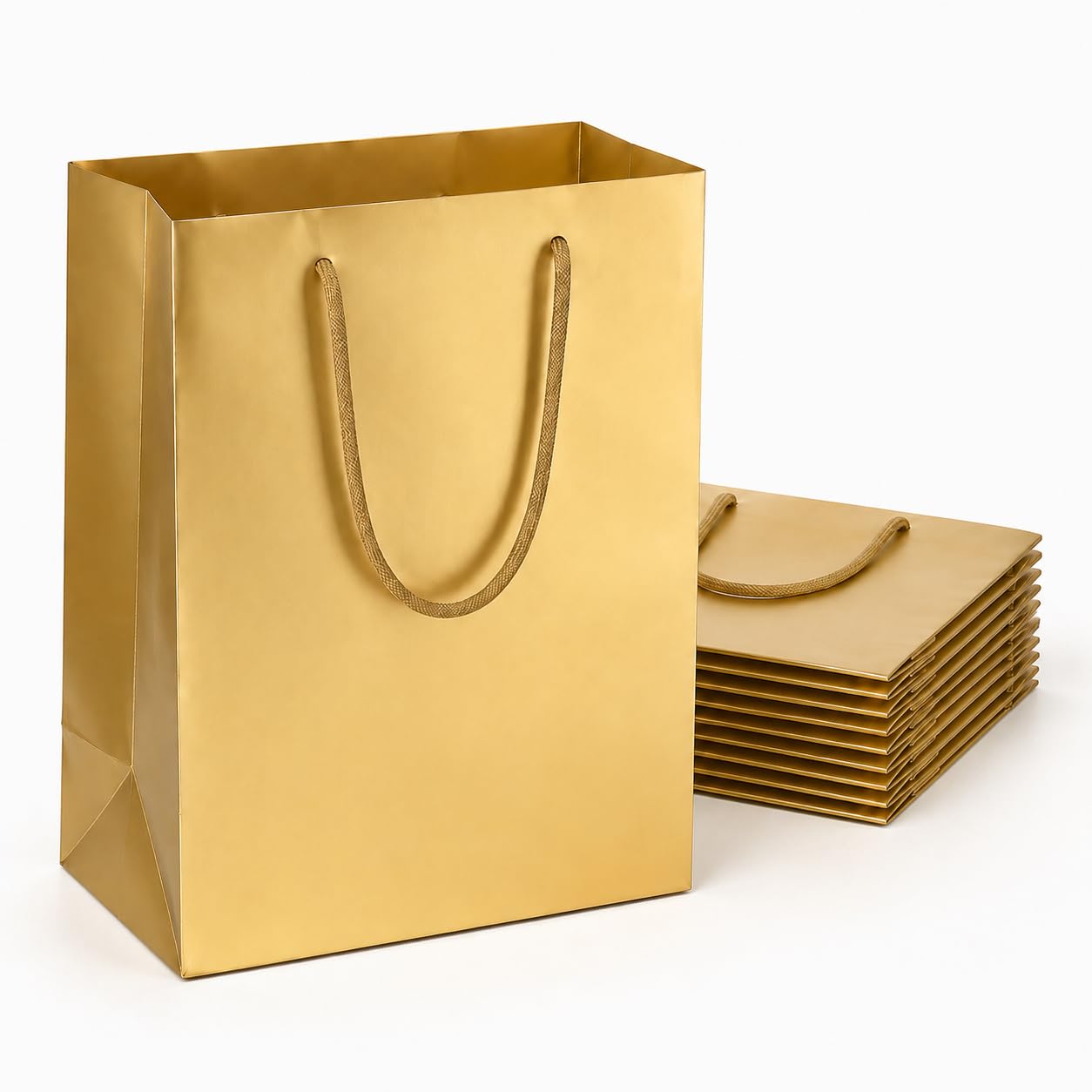 Ecocart Porta Box Panettone 26+25x36 shopper bianca 10 pz
